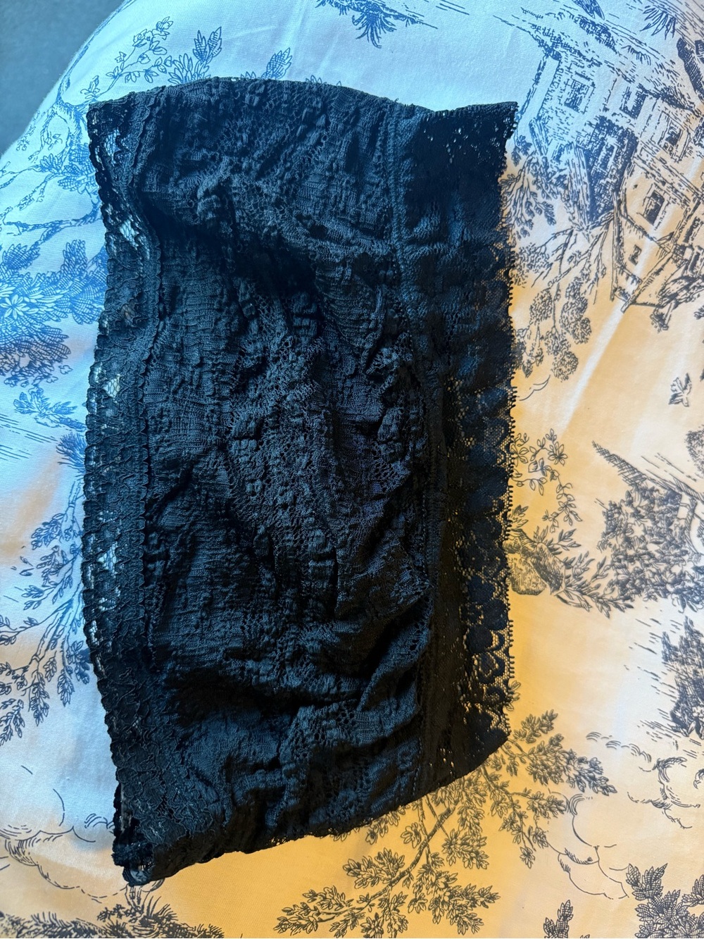 Free People Intimately Black Lace Bandeau Bralette